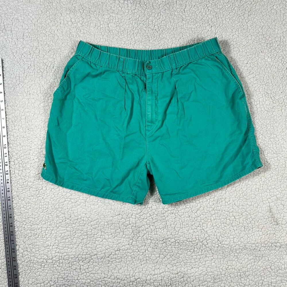 Lacoste Men's Green and Blue Shorts